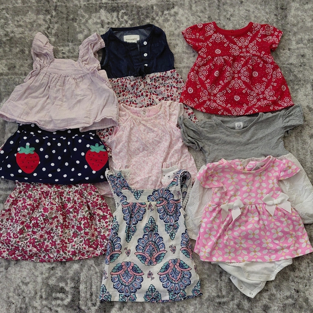 Assorted Baby Girl Dresses 3-6 Months